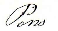 Signature Pierre Pons